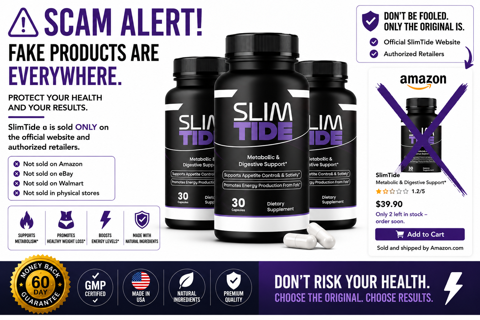 SlimTide scam warning